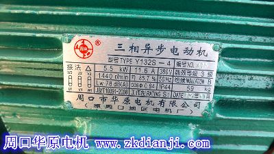 電機標簽--詳細參數